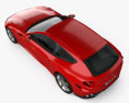 Ferrari FF 2011 3D-Modell Draufsicht