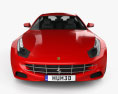 Ferrari FF 2011 3D模型 正面图