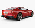 Ferrari F12 Berlinetta 2012 3D模型 后视图