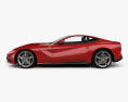 Ferrari F12 Berlinetta 2012 3D模型 侧视图