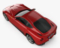 Ferrari F12 Berlinetta 2012 Modello 3D vista dall'alto
