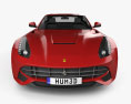 Ferrari F12 Berlinetta 2012 3D模型 正面图