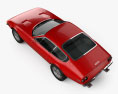 Ferrari 365 Daytona GTB/4 1968-1973 3D模型 顶视图