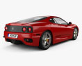 Ferrari 360 Modena 2005 3D模型 后视图