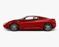 Ferrari 360 Modena 2005 3D模型 侧视图