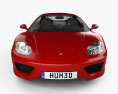 Ferrari 360 Modena 2005 3D模型 正面图