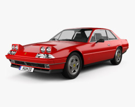 3D model of Ferrari 412 1985