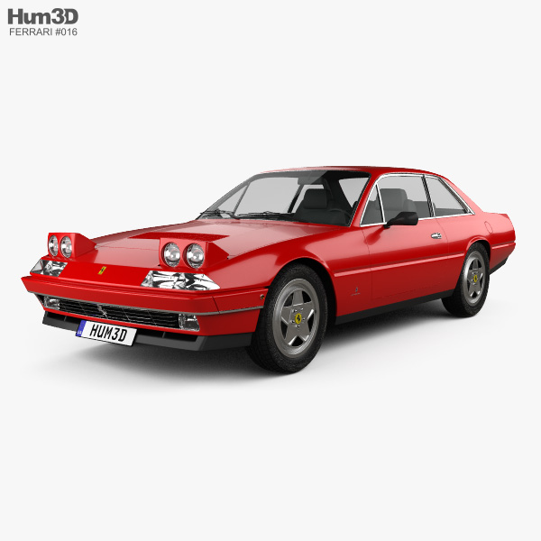 Ferrari 412 1985 3D 모델 