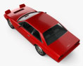 Ferrari 412 1985 3D模型 顶视图
