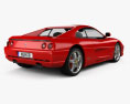 Ferrari F355 F1 Berlinetta 1999 Modelo 3D vista trasera