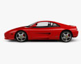 Ferrari F355 F1 Berlinetta 1999 3D-Modell Seitenansicht