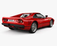 Ferrari 288 GTO 1984 3D 모델  back view