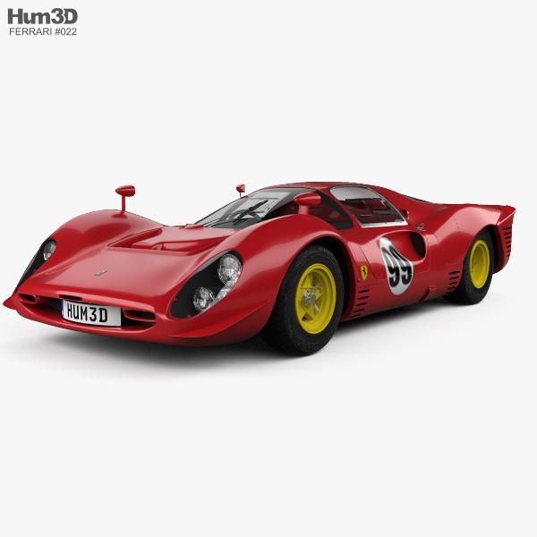 Ferrari 330 P4 1967 3D 모델 