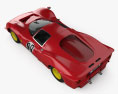 Ferrari 330 P4 1967 3D模型 顶视图