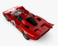 Ferrari 512 S 1970 3D модель top view