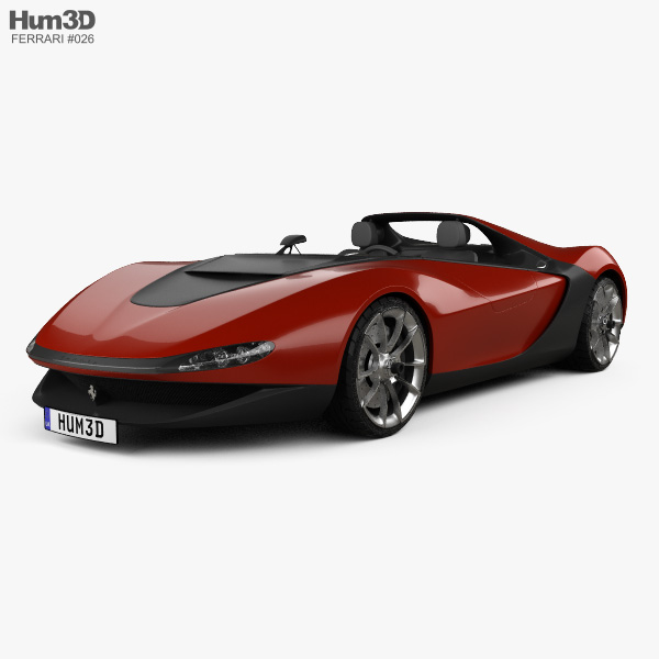 Ferrari Pininfarina Sergio 2013 3D模型