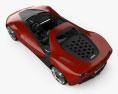 Ferrari Pininfarina Sergio 2013 3D-Modell Draufsicht