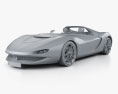 Ferrari Pininfarina Sergio 2013 3D модель clay render