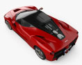 Ferrari F70 LaFerrari 2014 3D-Modell Draufsicht