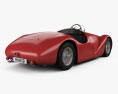Ferrari 125 S 1947 3D模型 后视图