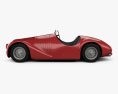 Ferrari 125 S 1947 3D模型 侧视图