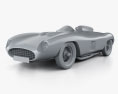 Ferrari 857 Sport Scaglietti Spider 1955 3D модель clay render