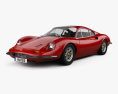Ferrari Dino 246 GT 1969 3D 모델 