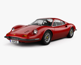 Ferrari Dino 246 GT 1969 3D model