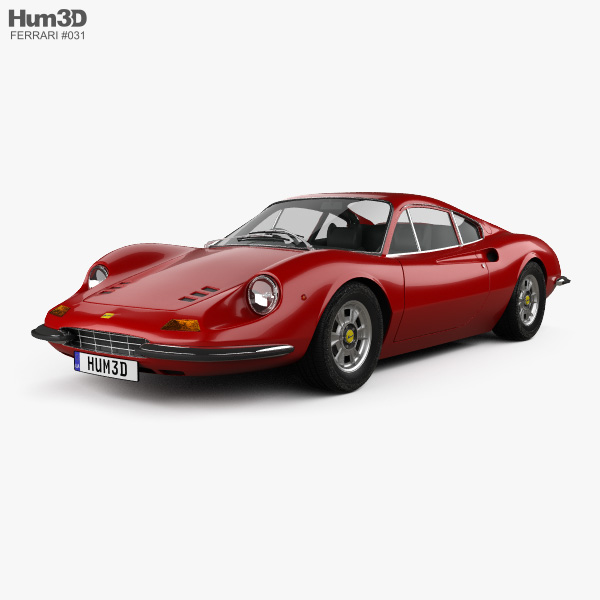 Ferrari Dino 246 GT 1969 Modèle 3D