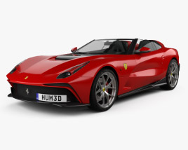 3D model of Ferrari F12 TRS 2014