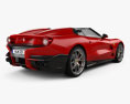 Ferrari F12 TRS 2014 3D模型 后视图