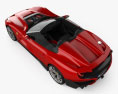 Ferrari F12 TRS 2014 3D模型 顶视图