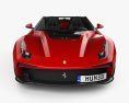 Ferrari F12 TRS 2014 3D模型 正面图