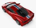 Ferrari 458 Speciale 2013 3D-Modell Draufsicht