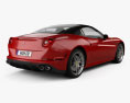 Ferrari California T 2014 3Dモデル 後ろ姿