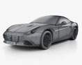Ferrari California T 2014 3D 모델  wire render