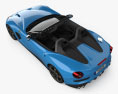 Ferrari F60 America 2015 3D模型 顶视图