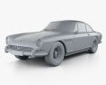 Ferrari 330 GT 2+2 1965 3Dモデル clay render
