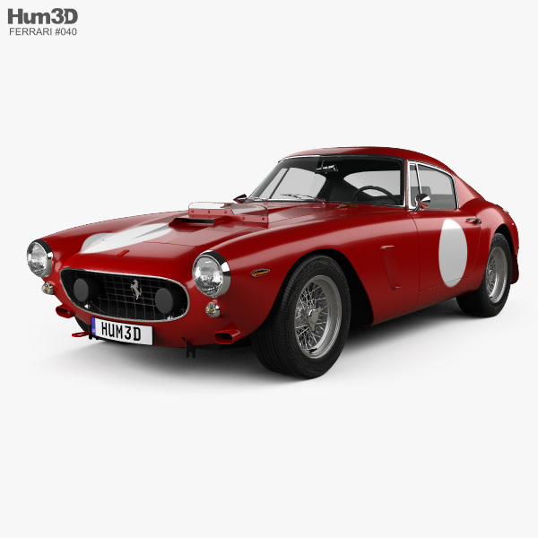 Ferrari 250 GT SWB Berlinetta Competizione 1960 3D model