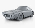 Ferrari 250 GT SWB Berlinetta Competizione 1960 3d model clay render