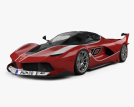 3D model of Ferrari FXX-K 2015