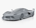 Ferrari FXX-K 2015 3d model clay render