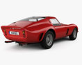 Ferrari 250 GTO (Series I) HQインテリアと 1962 3Dモデル 後ろ姿