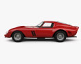 Ferrari 250 GTO (Series I) с детальным интерьером 1962 3D модель side view