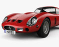 Ferrari 250 GTO (Series I) HQインテリアと 1962 3Dモデル