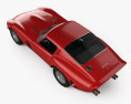 Ferrari 250 GTO (Series I) 인테리어 가 있는 1962 3D 모델  top view