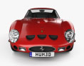 Ferrari 250 GTO (Series I) з детальним інтер'єром 1962 3D модель front view