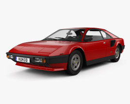 3D model of Ferrari Mondial 8 1980