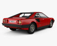 Ferrari Mondial 8 1980 3D-Modell Rückansicht