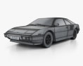 Ferrari Mondial 8 1980 3D模型 wire render